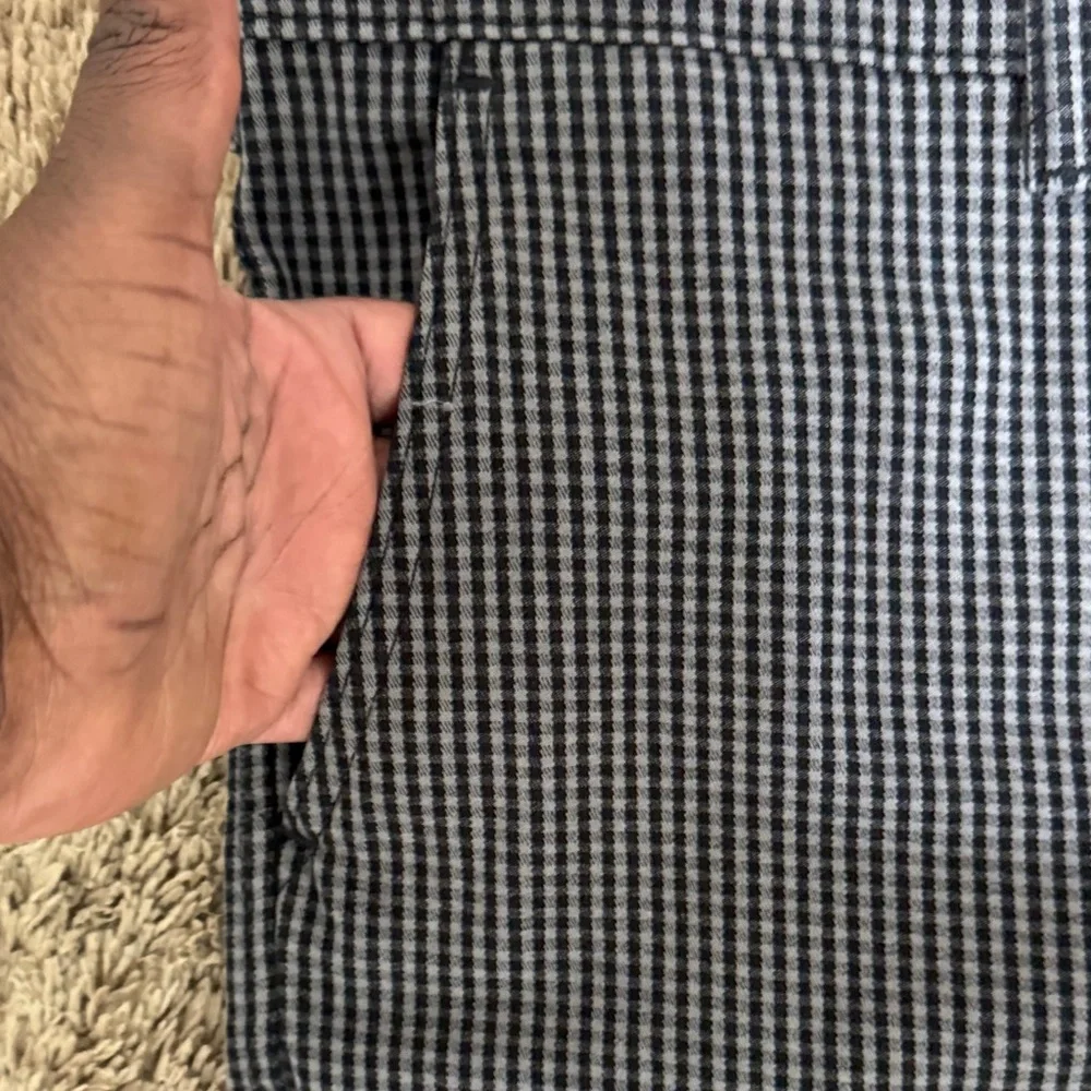 Levi's XX Standard Taper Chino Pants Men's Gray Micro-Check size 38x23 Casual